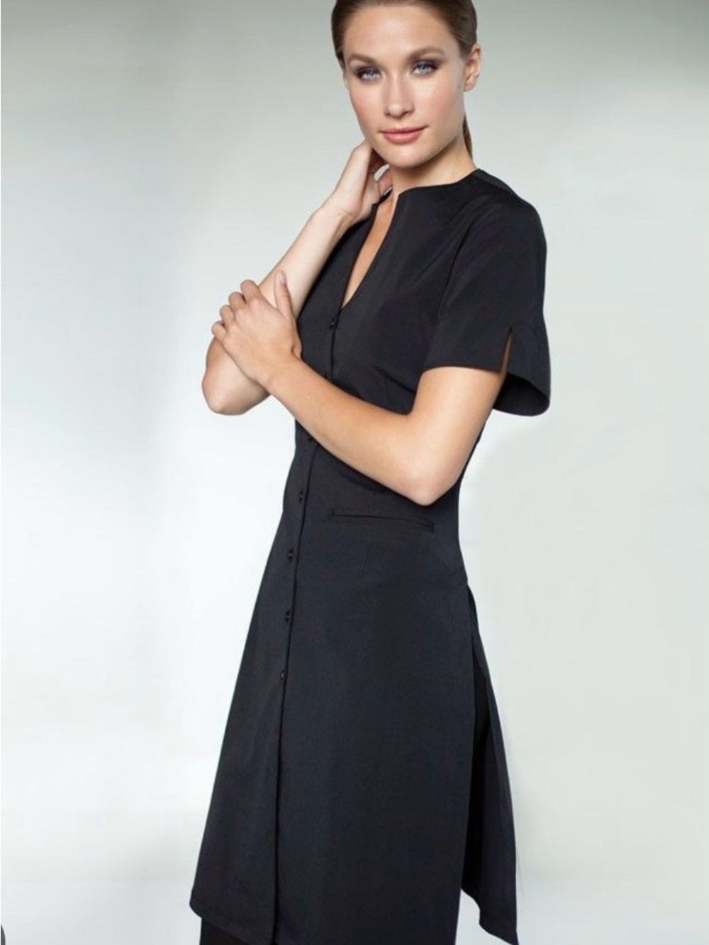 Noel Asmar Black Uniform Dress